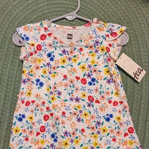 Tea Collection Multicolor Floral Dress NWT